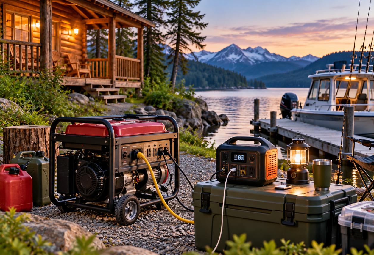 Keeping the Lights On: Generators and Portable Power for Remote Cabins & Boats