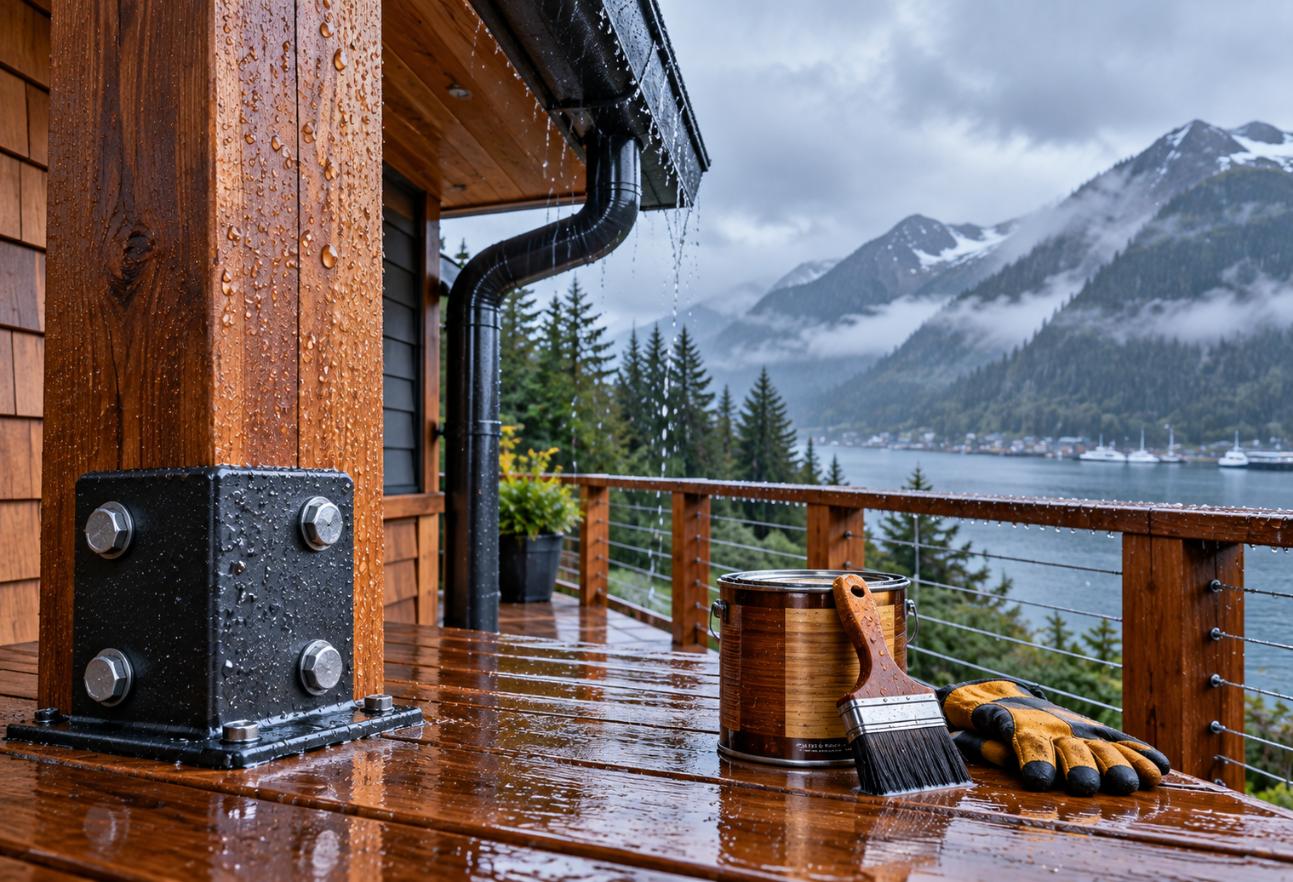 Defying the Downpour: Prepping Exterior Wood and Hardware for Southeast Alaska Rain